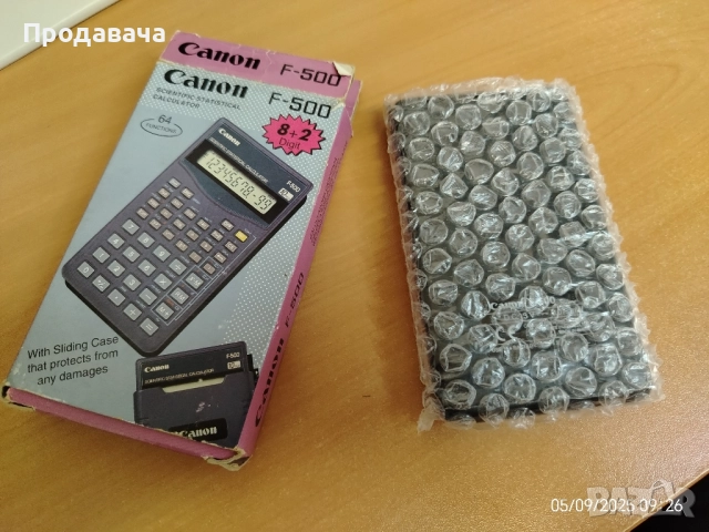 калкулатор Canon F500, снимка 3 - Друга електроника - 51611999