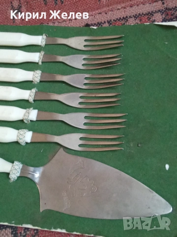 Комплект вилици за торта 22062, снимка 3 - Колекции - 53389400