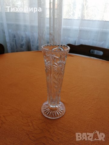 Елегантна кристална ваза, снимка 2 - Вази - 32376471