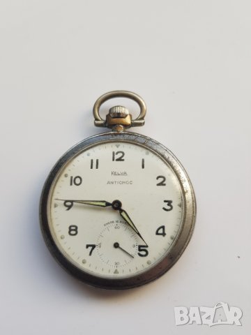 Джобен механичен часовник Kelva Antichoc - 16 рубина, снимка 4 - Джобни - 38493803