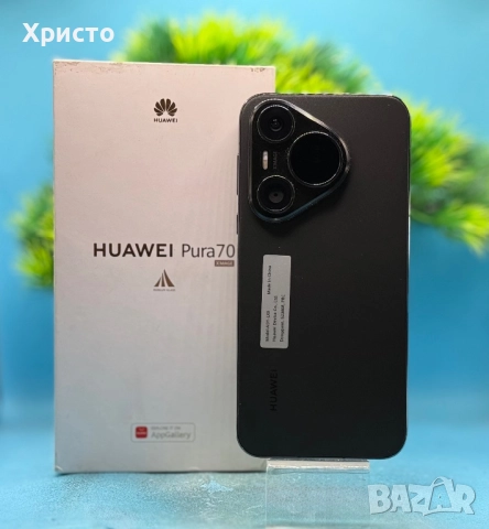 Huawei Pura 70, 256GB, 12GB RAM, Black , снимка 4 - Huawei - 52226894