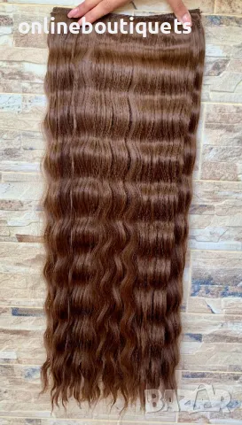 Индийска коса примес 80см дължина, снимка 8 - Аксесоари за коса - 41889543