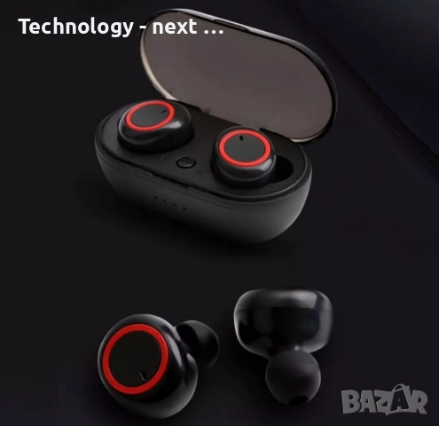 Bluetooth слушалки, Y50, BT 5.3 версия, безжични, iOS/Android съвместими, сензорно управление, снимка 2 - Bluetooth слушалки - 52633488