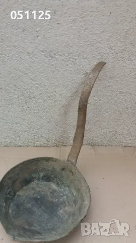 кован бакърен меден тиган , снимка 4 - Антикварни и старинни предмети - 49762196