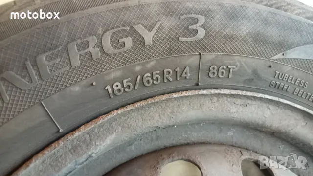 Продавам  2 броя метални джанти с гуми за Мазда Премаси., снимка 2 - Гуми и джанти - 48162814