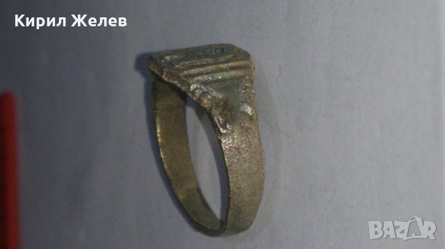 Старинен пръстен над стогодишен сачан орнаментиран - 66981, снимка 3 - Други ценни предмети - 28988817