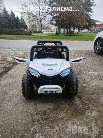 Акумулаторен джип FAST UTV бял TEXAS