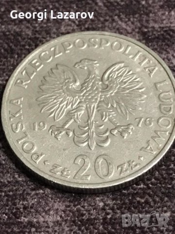 20 злоти Полша 1989, снимка 2 - Нумизматика и бонистика - 35067550