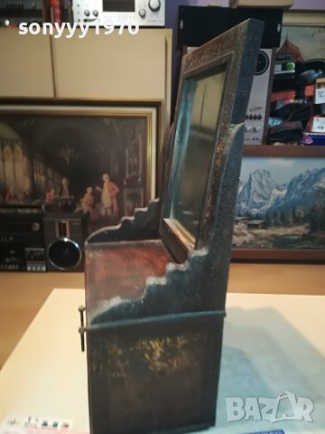 АНТИКА СТАРО ОГЛЕДАЛО С ЧЕКМЕДЖЕ 0605231929, снимка 13 - Антикварни и старинни предмети - 40612607