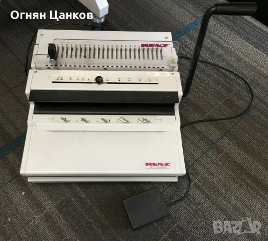 Ликвидация! Електрическа машина за дупчене и поставяне на метални спирали Renz Eco Comfort 2:1 