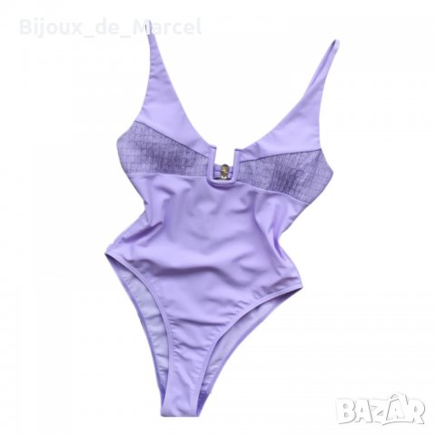 Бански Femmina Purple - S M L размери, снимка 2 - Бански костюми - 36597722