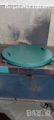 кръгъл метален капак за водомерна шахта , снимка 2 - Други - 52855287