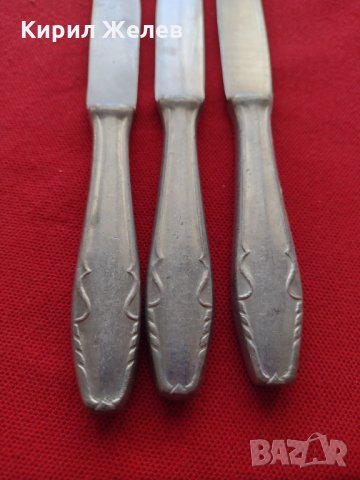 Три много здрави ножа стари от соца неръждаема стомана - 7822, снимка 2 - Прибори за хранене, готвене и сервиране - 34780975