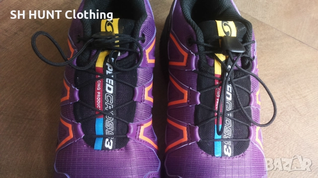 SALOMON SPEEDCROSS 3 Wonens Kids Shoes Размер EUR 38 / UK 5 дамски детски маратонки 293-14-S, снимка 12 - Маратонки - 52652387