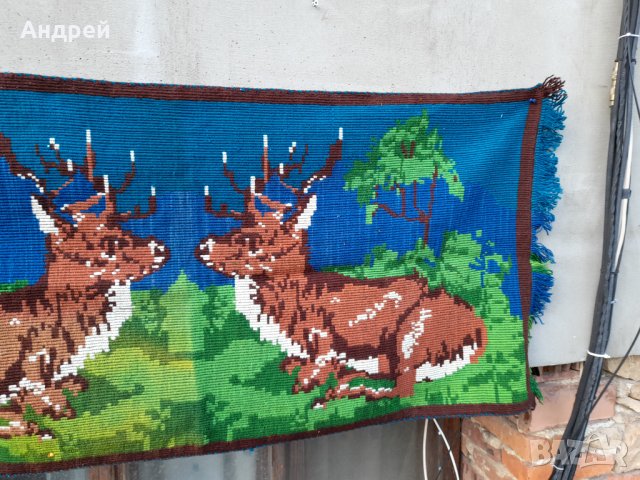 Старинен ковьор,покривка за стена #214, снимка 4 - Антикварни и старинни предмети - 40690780