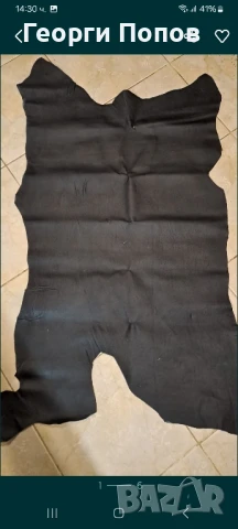 Естествена свинска черна кожа, снимка 6 - Други - 50926328