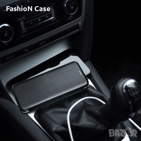 Samsung galaxy A15 Черен Кожен калъф тип тефтер, снимка 10 - Калъфи, кейсове - 52420122