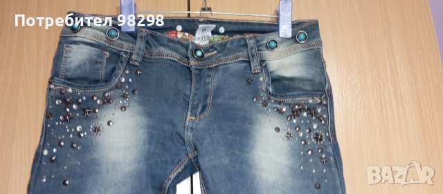 страхотни дамски дънки като нови , снимка 5 - Дънки - 43316417