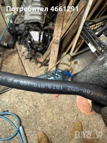 Цилиндричен маркуч за картер на двигател на Мерцедес Mercedes 2.2Cdi само за 10лв. A6510160181