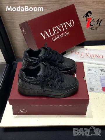 Valentino черни дамски маратонки 