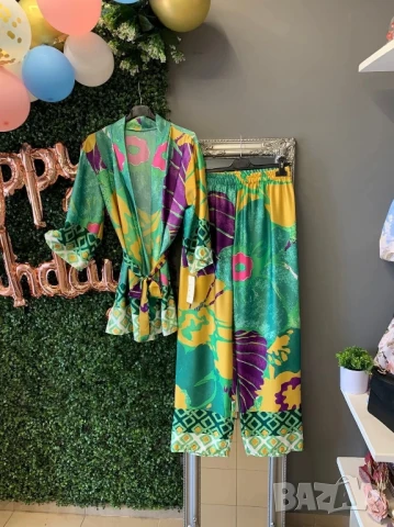 сатенени луксозни комплекти риза и панталон , снимка 13 - Комплекти - 50873330