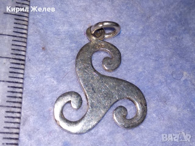 ИЗЯЩЕН СТИЛИЗИРАН СРЕБЪРЕН МОДЕН АРТ ПЕНДАНТ СРЕБРО 925 МЕДАЛЬОН ВИСУЛКА 27588, снимка 8 - Колиета, медальони, синджири - 40502136