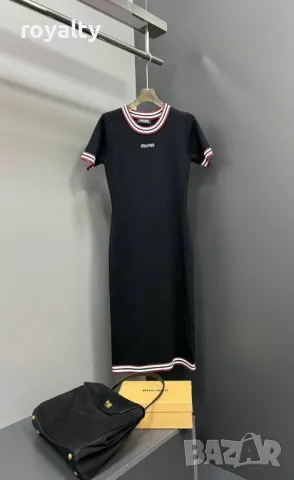 Miu Miu черна дамска рокля , снимка 7 - Рокли - 49582329