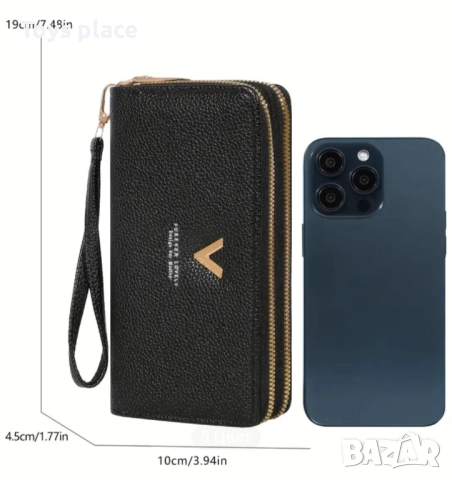 Голям кожен червен портфейл , снимка 8 - Портфейли, портмонета - 51813267