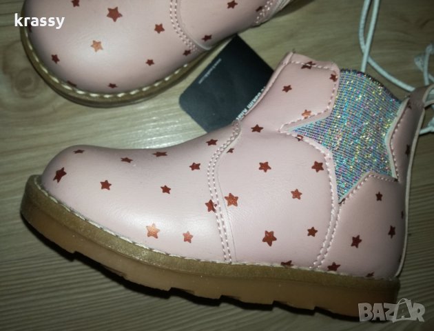 НОВИ розови детски боти на звездички LCWaikiki (номер 24), снимка 2 - Детски боти и ботуши - 27276271