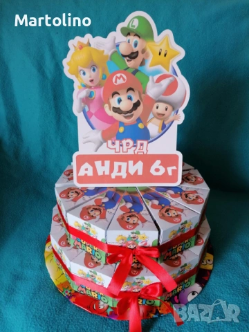 Картонена торта Фрозен, снимка 5 - Други - 53134671