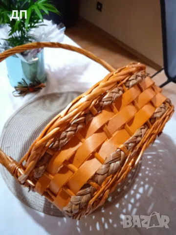 Плетена Кошница, снимка 2 - Декорация за дома - 49349037