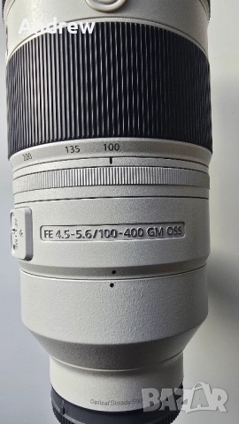 Обектив Sony FE 100-400 mm f/4.5-5.6 GM OSS + UV filter и калъф подарици, снимка 2 - Обективи и филтри - 52813708