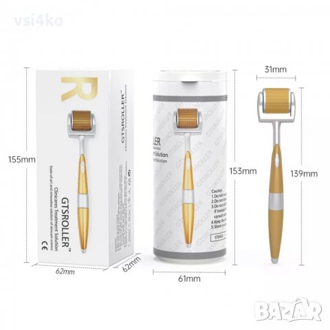 Дерма ролер ZGTS с 192 титаниеви игли, снимка 4 - Други - 38355598