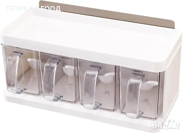 Поставка за подправки за кухня, чекмедже, органайзер, буркан, солница, снимка 1