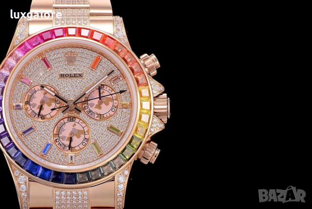 Mъжки часовник Rolex Daytona Cosmograph Rainbow с автоматичен швейцарски механизъм, снимка 2 - Мъжки - 40936873