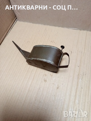 Соц Стара Метална Масльонка За Машини Техника. НОМЕР 593., снимка 4 - Антикварни и старинни предмети - 53387182