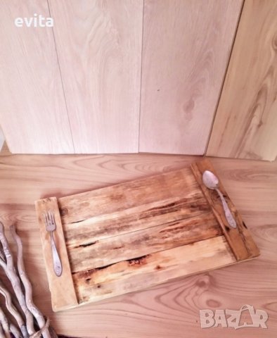 Ръчно изработен дизайнерски поднос с антични дръжки! , снимка 13 - Декорация за дома - 34462983