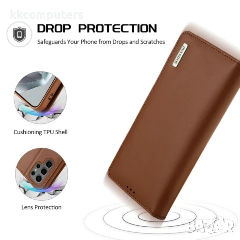 Samsung Galaxy S25 Ultra DUX DUCIS Wallet/ PU + TPU Кожен Калъф и Протектор, снимка 4 - Калъфи, кейсове - 51418352