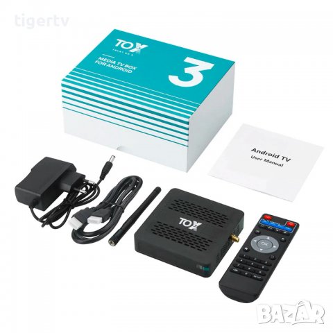 Android TV Box Ugoos TOX3 4/32 Gb, Amlogic S905X4, Android 11, Dual WIFI, Bluetooth, Гаранция 1г., снимка 4 - Плейъри, домашно кино, прожектори - 35975564