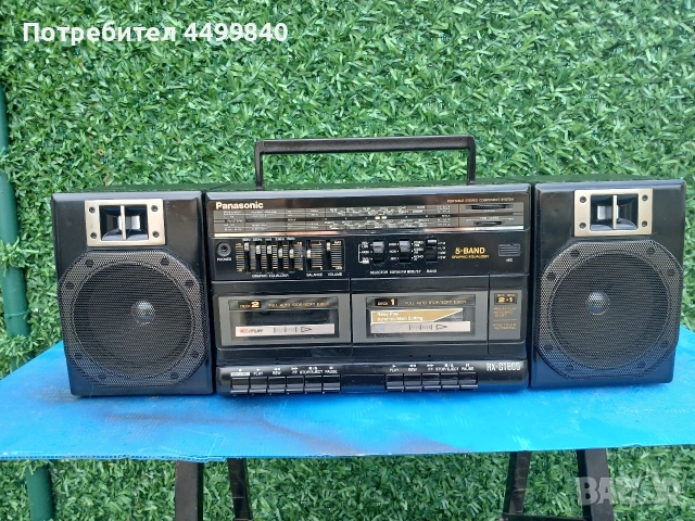 ПРОДАВАМ КАСЕТОФОН ВЪВ ПЕРФЕКТЕН ВЪНШЕН ВИД (PANASONIC RX-CT800) 