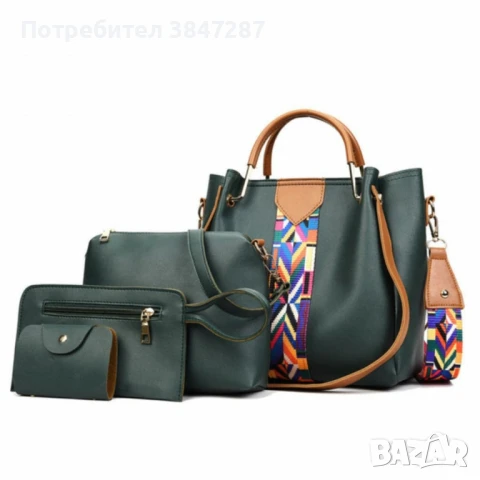 🔥🔥Тотален Хит Дамска чанта 4в1 - Различни цветове модел 2025🔥🔥
, снимка 3 - Чанти - 50531721