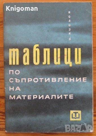 Таблици по съпротивление на материалите, Иван Кисьов, снимка 1 - Специализирана литература - 35270790