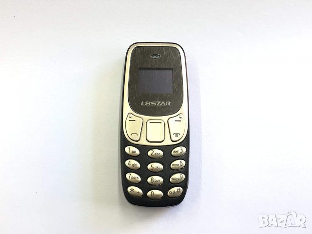 Мини телефон, BM10, с промяна на гласа, малък телефон, L8Star BM10, Nokia 3310 Нокия, Златен, снимка 2 - Телефони с две сим карти - 37122502