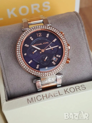 Оригинален дамски часовник MICHAEL KORS MK6141 Parker Chronograph-30%, снимка 2 - Дамски - 36500197