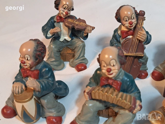 колекция фигури на клоуни музиканти Gilde 33/2, снимка 4 - Колекции - 53537234