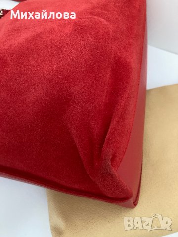 Кожена чанта Zee Lane, естествен велур и кожа, оригинал, снимка 10 - Чанти - 37334918