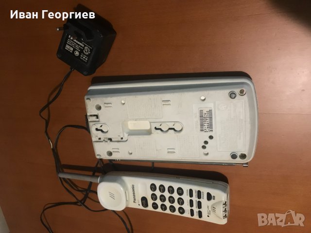 продавам домашни телефони- ДЕКТ Panasonic KX-T3908-W и General Electric, снимка 2 - Стационарни телефони и факсове - 31880616