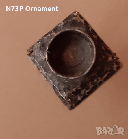 СВЕЩНИК. КОВАНО ЖЕЛЯЗО. РЪЧНА ИЗРАБОТКА. , снимка 4 - Колекции - 28252735