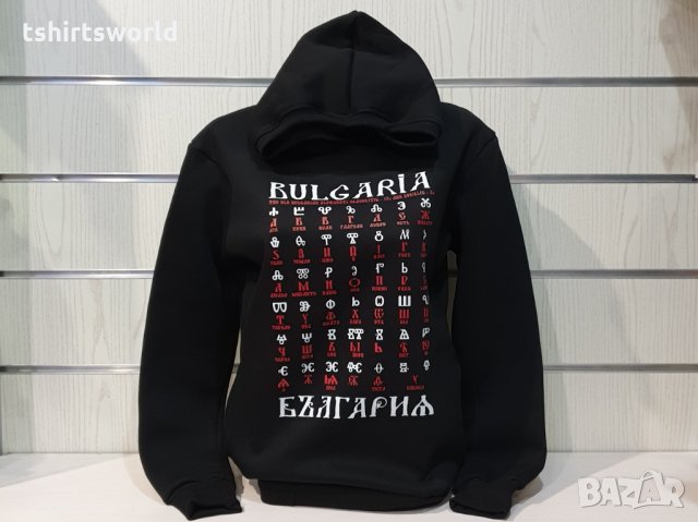 Нов дамски суичър с трансферен печат Глаголица, България, снимка 8 - Суичъри - 35565254