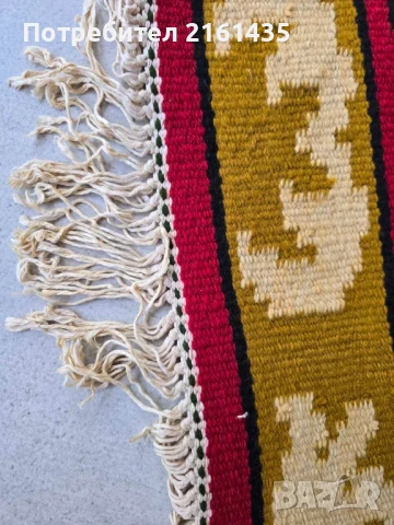 Котленски ръчно тъкан вълнен килим от едно време. , снимка 6 - Килими - 51382843